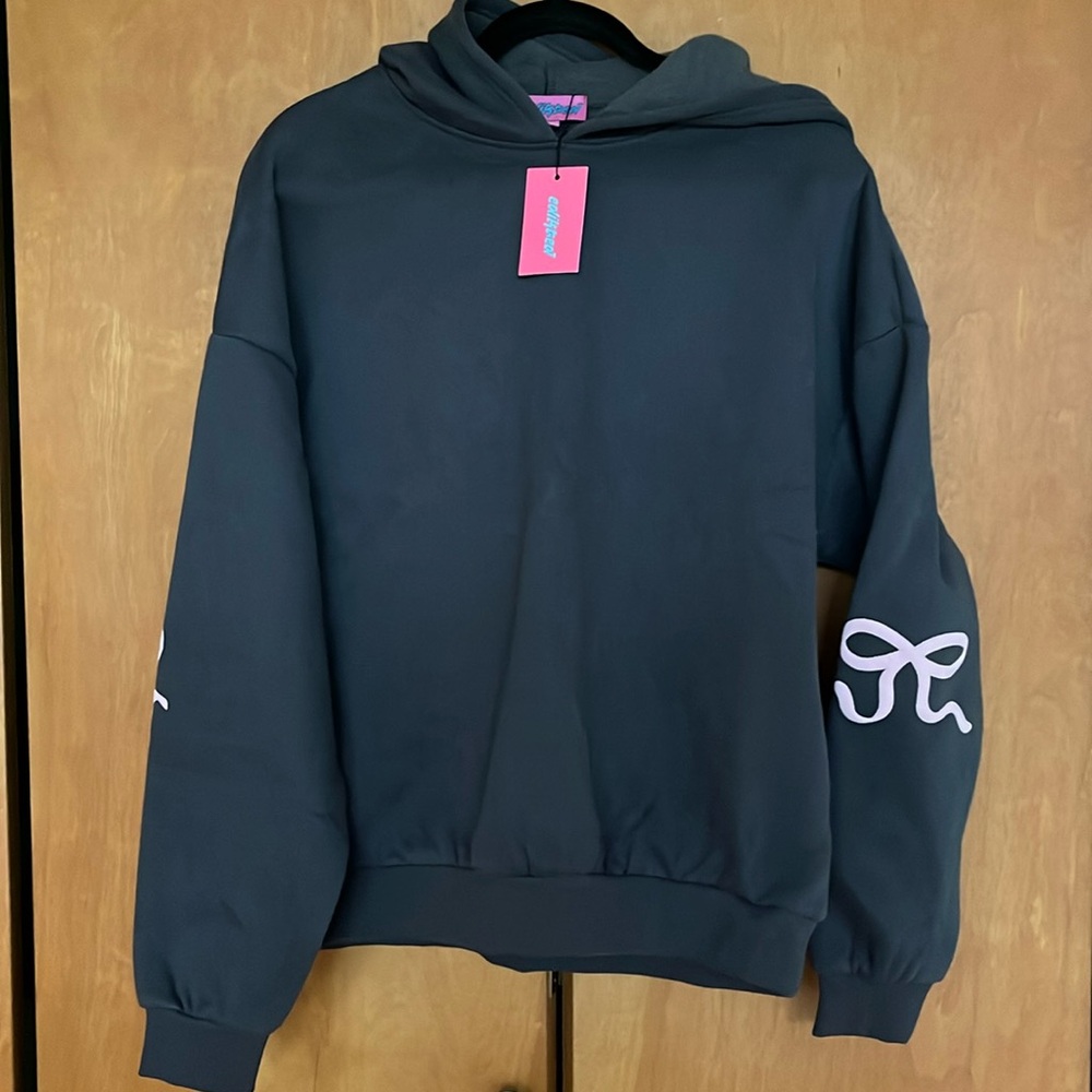 Edikted Bonney Bow Detail Hoodie